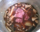簡単！豚ヒレ肉と　きのこの赤ワイン煮込み作り方4写真
