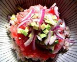 栄養バランスのいいアボカド大トロ丼作り方5写真