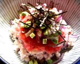 栄養バランスのいいアボカド大トロ丼作り方6写真