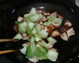 厚揚げと青梗菜のポン酢炒め作り方4写真