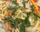 青シソ風味・しょうゆ味焼きうどん作り方7写真