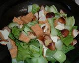 厚揚げと青梗菜のポン酢炒め作り方5写真