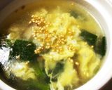 ほうれん草と椎茸の玉子スープ作り方8写真
