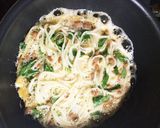 そーめん×大葉×納豆★お好み焼き風作り方3写真