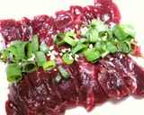 簡単！ クジラのユッケ作り方4写真
