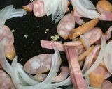 ズッキーニとベーコンの夏塩パスタ作り方4写真