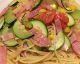 ズッキーニとベーコンの夏塩パスタ作り方7写真