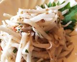 シソとごまの香り漂うパリパリ大根サラダ作り方5写真