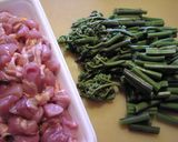 わらびご飯作り方3写真