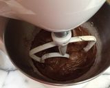 胡桃とバナナのチョコレートケーキ作り方2写真
