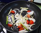 淡路島産ハモと野菜のパスタ風そうめん作り方6写真
