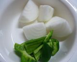 簡単なエビチリ炒めのチンゲン菜添え作り方2写真