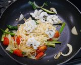 淡路島産ハモと野菜のパスタ風そうめん作り方7写真