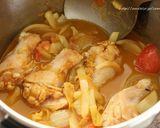 手羽元のココナッツスープカレー作り方3写真