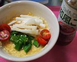 卵かけご飯にオクラと長いものねばねばー丼作り方4写真