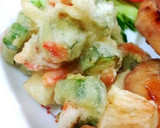 オクラと長芋と桜えびのかき揚げ作り方6写真
