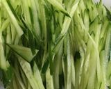 千切りきゅうり作り方4写真