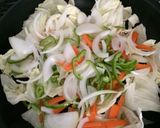 シーフードと野菜のレモン蒸し作り方1写真
