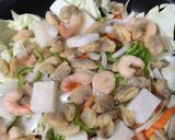 シーフードと野菜のレモン蒸し作り方2写真