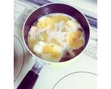 鯖の味噌煮缶で簡単煮物！作り方2写真