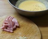 全卵＆牛乳で！ダマなし濃厚カルボナーラ作り方1写真