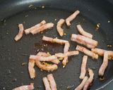 全卵＆牛乳で！ダマなし濃厚カルボナーラ作り方3写真