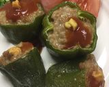 オーブンで・ピーマンの肉詰め作り方6写真