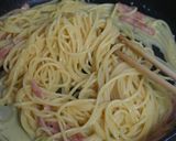 全卵＆牛乳で！ダマなし濃厚カルボナーラ作り方6写真