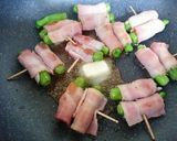ししとうのベーコン巻き☆めんつゆバター作り方5写真