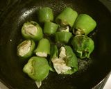 ピーマンの鶏肉づめ☆作り方4写真