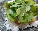 大人のおにぎらず、三つ葉ミックス。作り方1写真