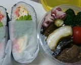 大人のおにぎらず、三つ葉ミックス。作り方3写真