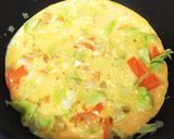 簡単！スパニッシュ風野菜オムレツ作り方4写真