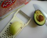 ほうれん草入り☆アボガドと卵のふわとろ丼作り方1写真