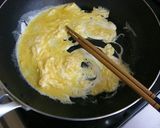 ほうれん草入り☆アボガドと卵のふわとろ丼作り方3写真