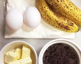 ◆HMで簡単◆チョコバナナケーキ作り方1写真