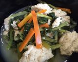 つぶし豆腐と小松菜煮作り方4写真