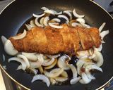 簡単！半熟卵の甘めなカツ丼♡作り方3写真
