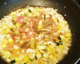 まるごとトマトの夏野菜ドライカレー♪作り方5写真