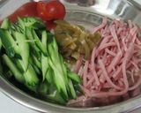 具だくさんの冷やしぶっかけ塩ラーメン♪作り方2写真