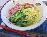 具だくさんの冷やしぶっかけ塩ラーメン♪作り方5写真