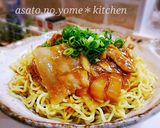 簡単❃本格♬豚バラ白菜♬あんかけ焼きそば作り方6写真