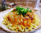 簡単❃本格♬豚バラ白菜♬あんかけ焼きそば作り方6写真