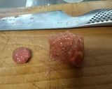 農園レシピ・鶏ささみの梅肉チーズサンド♪作り方2写真