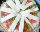 サッポロ一番塩らーめんde夏野菜ピザ♡作り方6写真