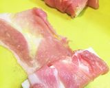 節約(♡˙︶˙♡)簡単肉巻き豆腐作り方2写真