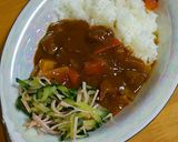 簡単♪きゅうりとハムのサラダ♪カレーに♪作り方5写真