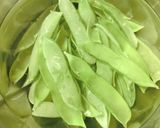 豆ごはん　～　さやも一緒に炊きこんで作り方4写真
