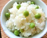 豆ごはん　～　さやも一緒に炊きこんで作り方12写真