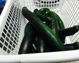 巨大きゅうりできゅうりのキュウちゃん作り方1写真